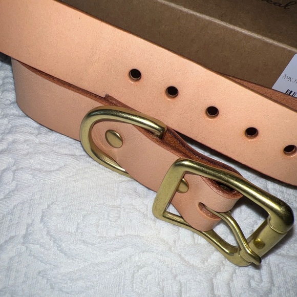 Jeereal Leather Dog Collar. 10 To 14 In Neck brown brand new - Picture 3 of 5